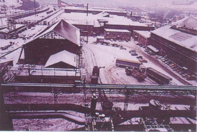 hiver sur l'usine, photo Maurice DUBOIS, cliquez pour agrandir